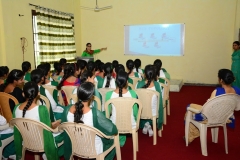 students during their lecture IN PROJECT ROOM